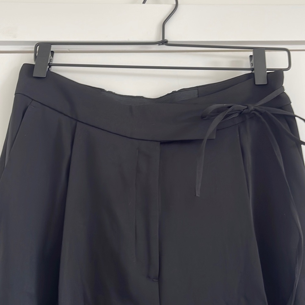 COS Black Trouser w/ Side Tie Detail